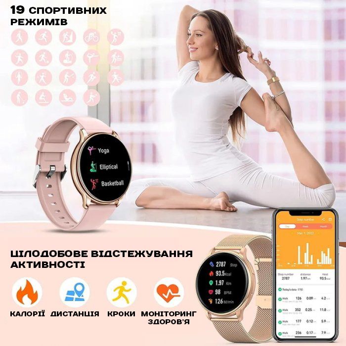 Smart Melisia Gold Rubber, 2 ремінці