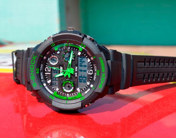 Skmei S-Shock Green 0931